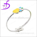 Factory price high quality fashion bangle sterling silver 925 enamel bangle